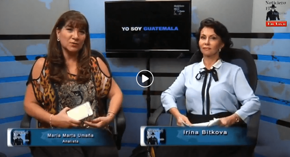 Irina Bitkova & Maria Marta Umaña Noticiero el Vigilante
